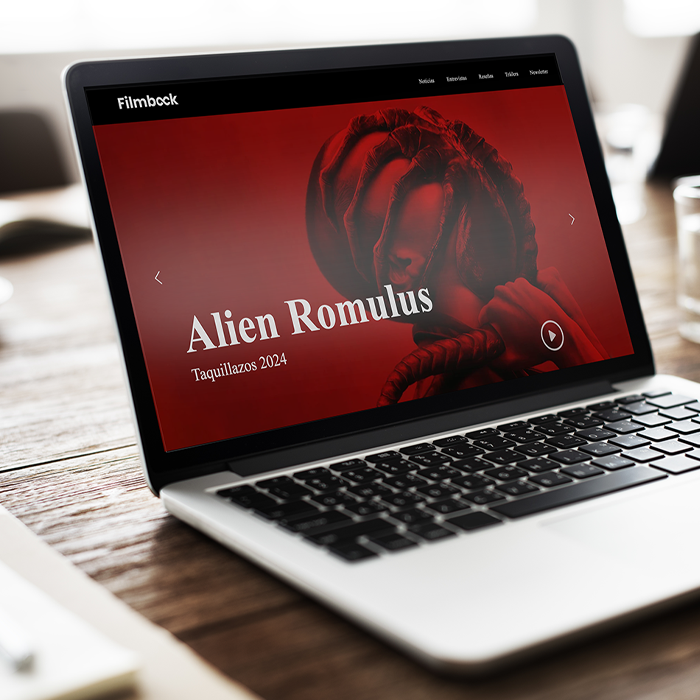 Ordenador portatil con banner